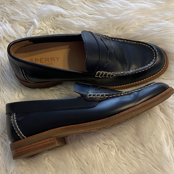 Sperry Other - Sperry Men's Black  Loafers with Tan Soles size 10.5 BNWOT see all photos